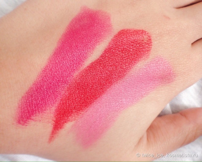 Три помады из серии Lip Geek от I Heart MakeUp MakeUp Revolution
