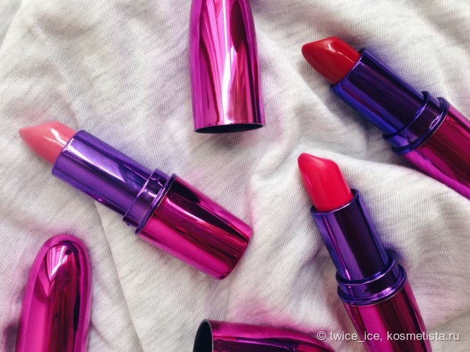 Три помады из серии Lip Geek от I Heart MakeUp MakeUp Revolution