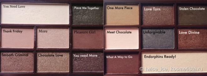 I Heart Chocolate eyeshadow palette от I Heart MakeUp MakeUp Revolution