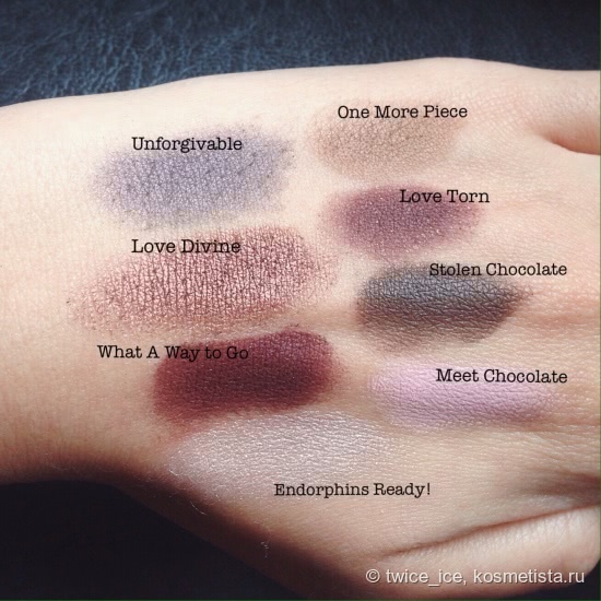 I Heart Chocolate eyeshadow palette от I Heart MakeUp MakeUp Revolution