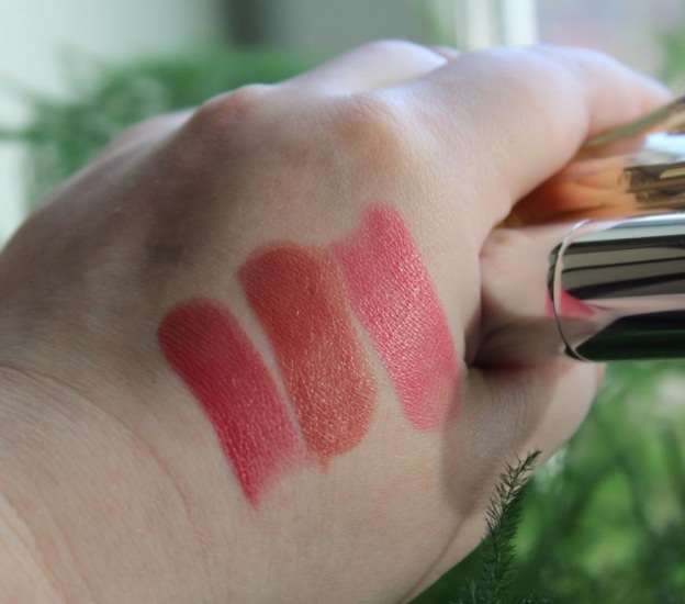 Помады Clarins серии Rouge Eclat и одна Joli Rouge