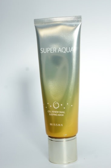 Ночная маска Missha Super Aqua Cell Renew Snail Sleeping mask