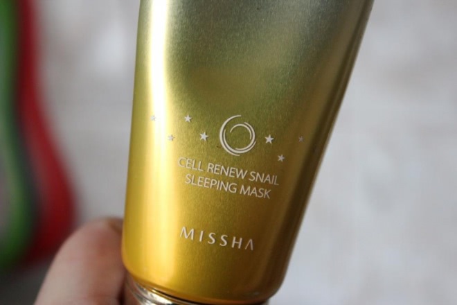 Ночная маска Missha Super Aqua Cell Renew Snail Sleeping mask