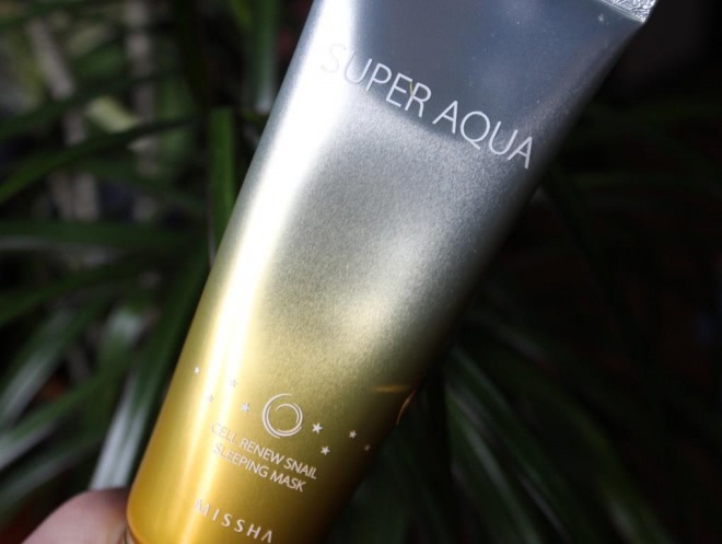 Ночная маска Missha Super Aqua Cell Renew Snail Sleeping mask