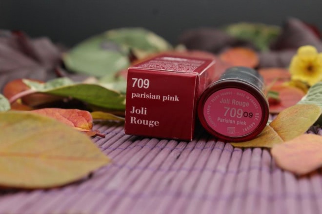 Clarins Joli Rouge №709 Parisian Pink Long-Wearing Moisturizing Lipstick