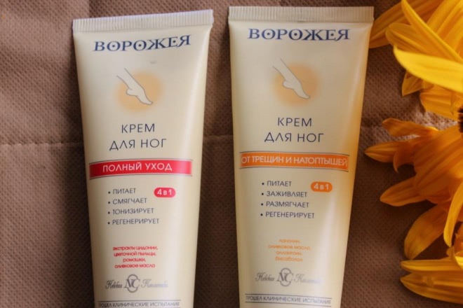 Кремы для ног Ворожея от Невской Косметики
