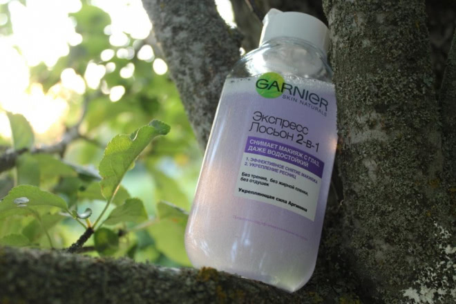Garnier Skin Naturals Экспресс Лосьон 2-в-1 для снятия макияжа с глаз
