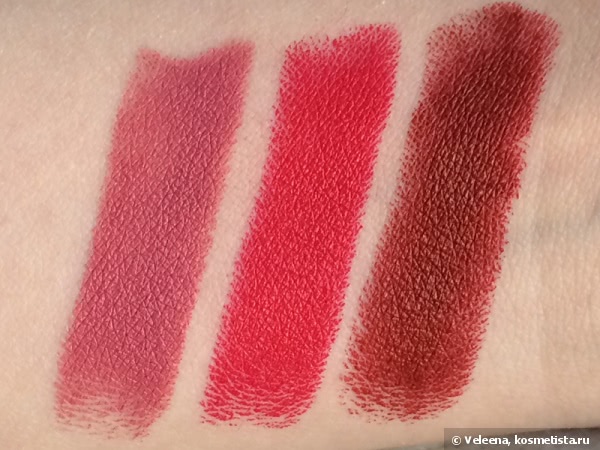 NYX Matte Lipstick Mls11 Tea Rose, Mls18 Bloody Mary, Mls07 Alabama