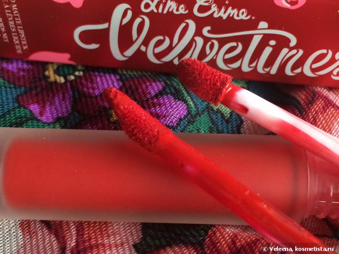 Lime Crime Velvetines Liquid To Matte Lip Stain Red Velvet