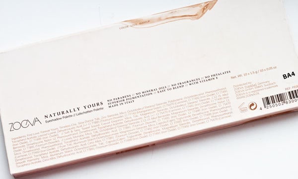 Zoeva Eyeshadow Palette Naturally Yours