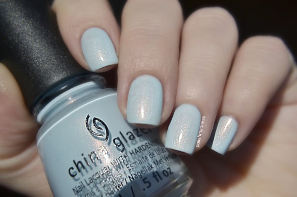 China Glaze Nail Lacquer with hardeners Dashboard Dreamer #82383 & водные наклейки O'diva