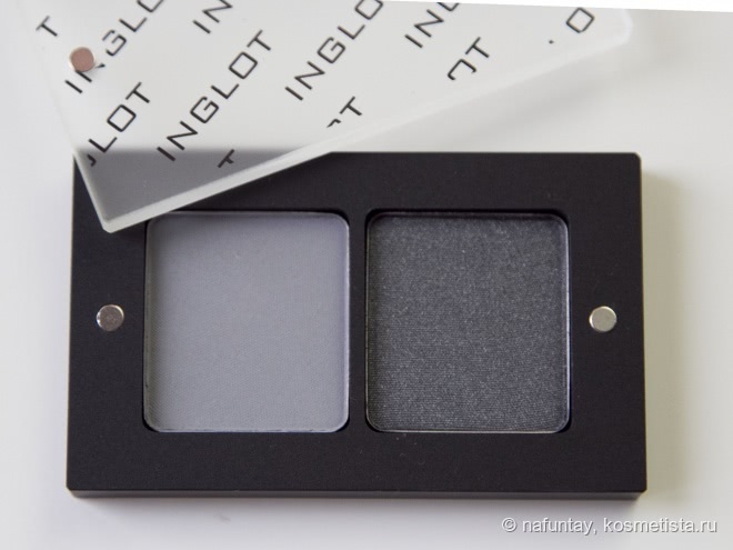 Оба из ларца, но совсем не одинаковых с лица. Мои тени Inglot Freedom System, в оттенках 387 и 451