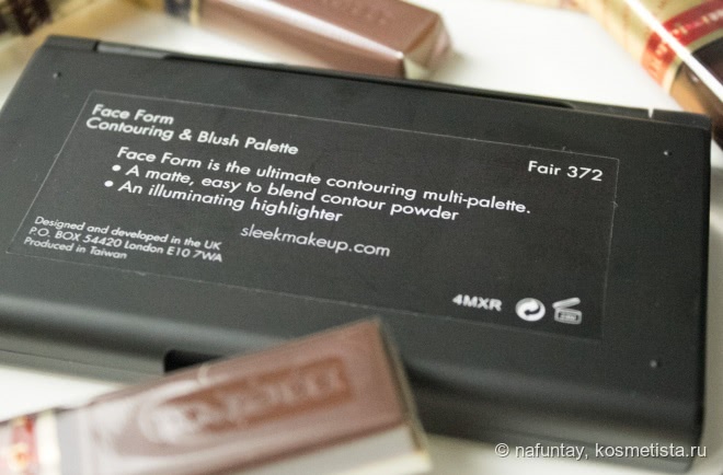 Румяные щечки с палеткой Face Form Countouring & Blush Pallet от Sleek Make Up