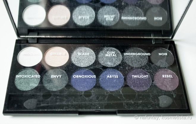 Крутая палетка теней от Sleek MakeUp I-Divine Eyeshadow Palette IN BAD Girl