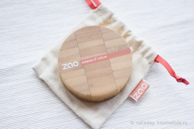 Лучик солнца на моем лице или Zao Make-up Пудра-бронзат в оттенке 341 (Золотистая медь)