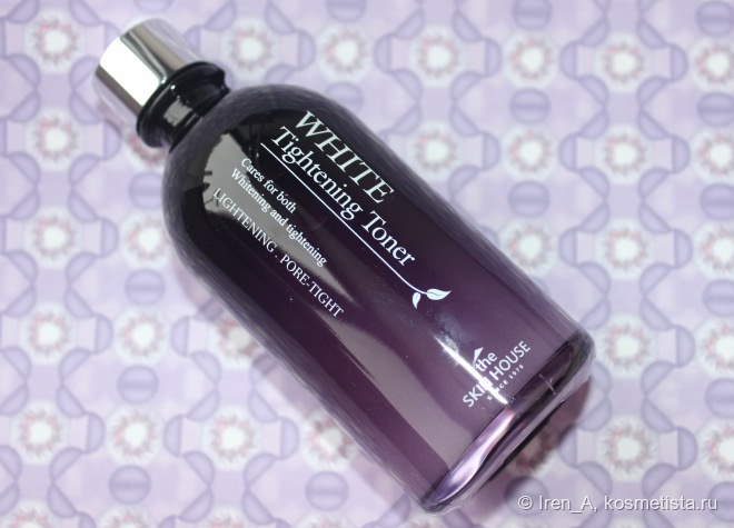 Матирование и сужение пор с тоником The Skin House White Tightening Toner