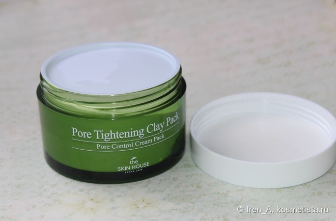Очищение может быть деликатным! The Skin House Pore Tightening Clay Pack маска для очистки и сужения пор с глиной
