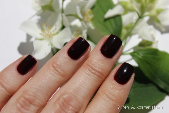 Вишня или терракота? Orly Nail Lacquer Naughty # 40006