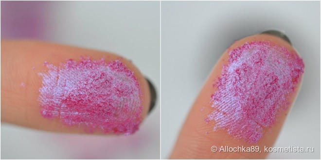Рассыпчатые пигменты от Mac в оттенках Pink Pearl и Chartreuse Bouquet