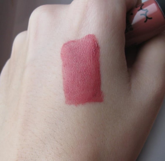 NYX Soft Matte Lip Cream в оттенке Cannes