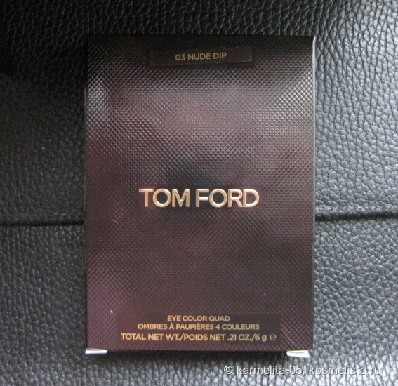 Моя прелесть Tom Ford Eye Color Quad Eye Shadows Nude Dip #03