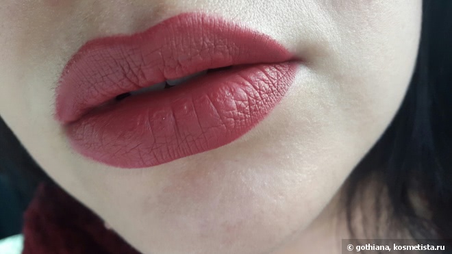 Марсалы ннада? Lime Crime liquid matte lipstick в оттенке Riot