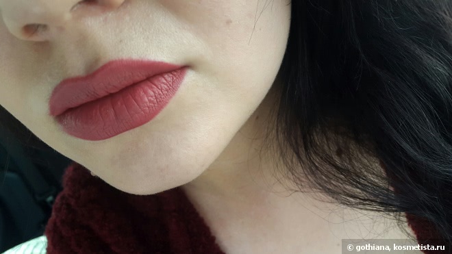 Марсалы ннада? Lime Crime liquid matte lipstick в оттенке Riot