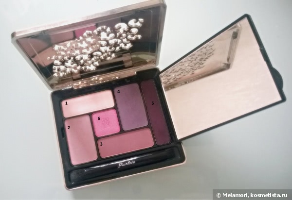 Guerlain Ecrin 6 Couleurs Precious Eyeshadows Tailored Harmonies #66 Boulevard du Montparnasse