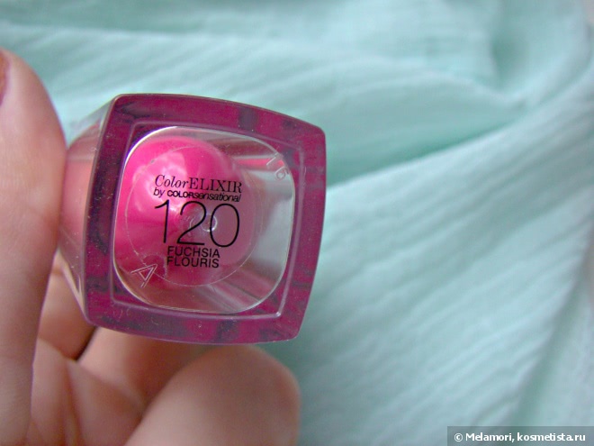 Очередная новинка-2015: жидкая помада Maybelline New York Color Elixir Lip Lacquer № 120 Fuchsia Flouris