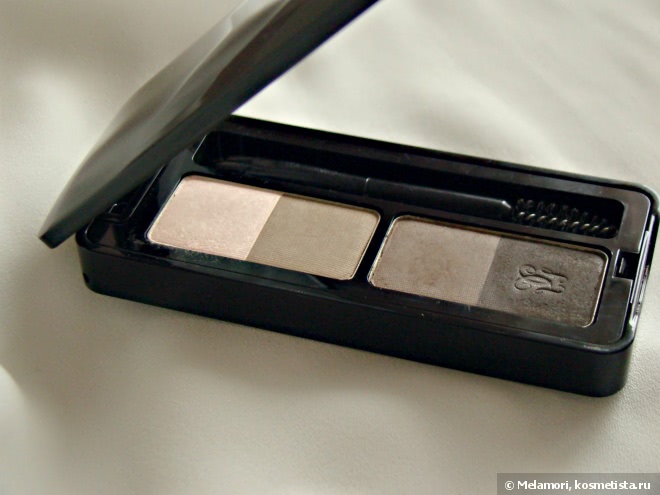 Чем я оформляю брови - тени от Guerlain, кисть от Zoeva, бесцветный гель от Anastasia Beverly Hills