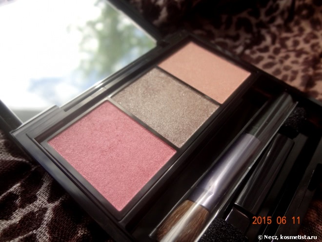 Shiseido Luminizing Satin Eye Color Trio RD 711 Pink Sands