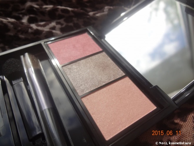 Shiseido Luminizing Satin Eye Color Trio RD 711 Pink Sands