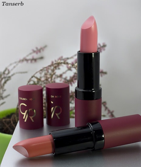 Матовые помады golden rose velvet matte lipstick #26 и 07 отзывы - отзывы о косметике - косметиста.