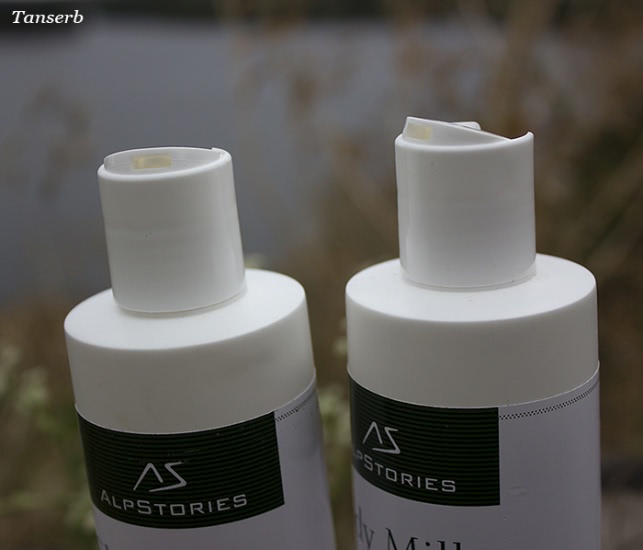 Экзотический Гинкго для эластичности кожи: AlpStories Shower gel Ginkgo & Body milk Ginkgo