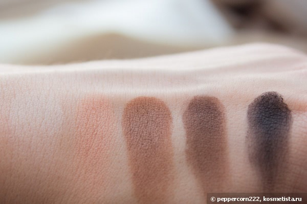 Моя не первая, но самая любимая Make-Up Atelier Paris Eyeshadow Palette 5 Fards a Paupieres T22 Marron naturel
