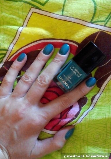 Лето продолжается с Chanel Le Vernis #707 Mediterranee