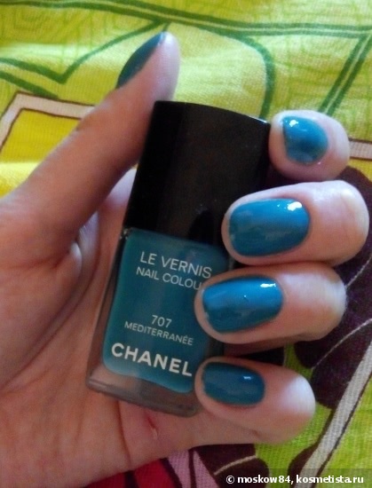 Лето продолжается с Chanel Le Vernis #707 Mediterranee