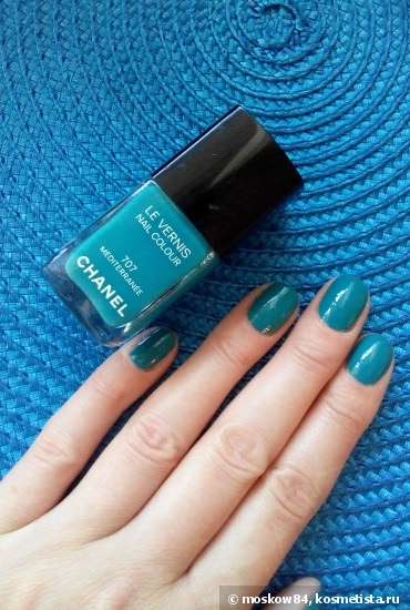Лето продолжается с Chanel Le Vernis #707 Mediterranee