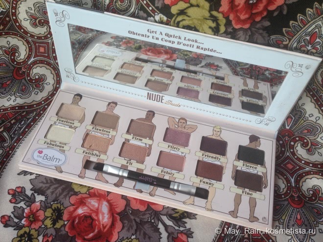 Палетка теней от TheBalm Nude 'dude Eyeshadow Palette Volume 2