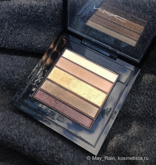 Самая уютная палетка в моей коллекции. MAC BrownLuxe veluxe pearlfusion shadow