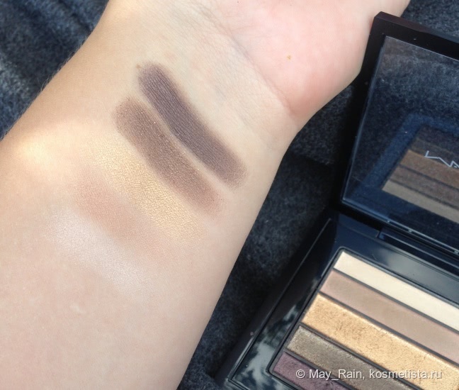 Самая уютная палетка в моей коллекции. MAC BrownLuxe veluxe pearlfusion shadow