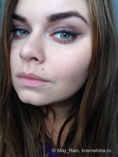 Отличная альтернатива коричневым стрелкам. Inglot eyeliner gel #89