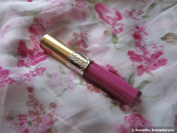 Баланс на грани допустимого с YSL Gloss Volupté Extreme Shine Soft & Light Texture № 49 Terriblement Fuchsia (Flower Crush spring 2014)