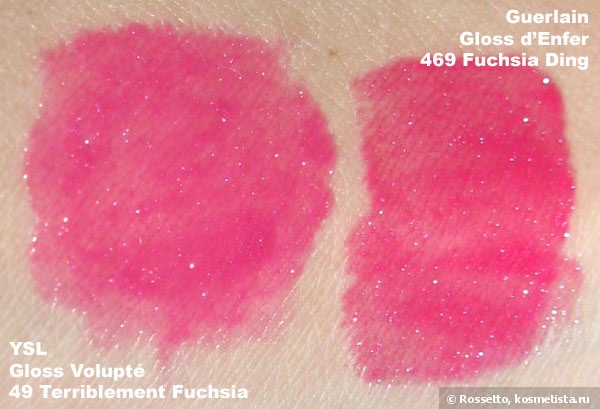 Баланс на грани допустимого с YSL Gloss Volupté Extreme Shine Soft & Light Texture № 49 Terriblement Fuchsia (Flower Crush spring 2014)