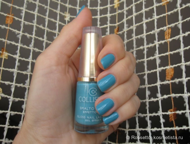 Беззаботная синева: Collistar Gloss Nail Lacquer Gel Effect 568 Azzurro Spensierata