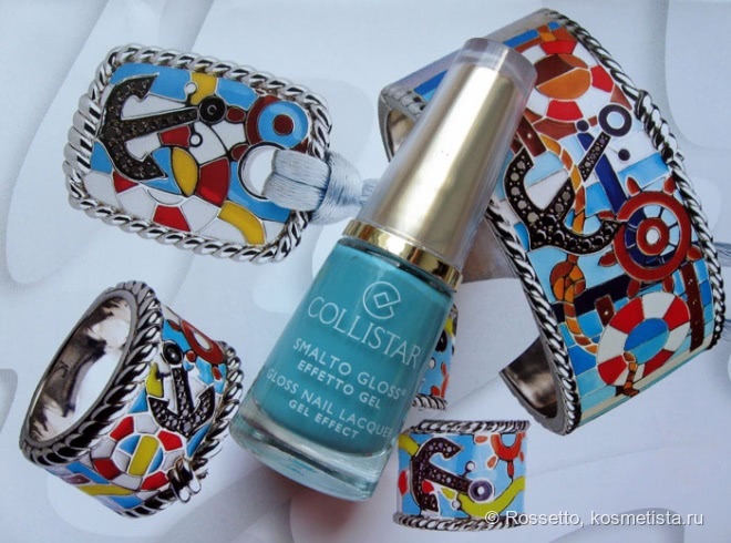 Беззаботная синева: Collistar Gloss Nail Lacquer Gel Effect 568 Azzurro Spensierata