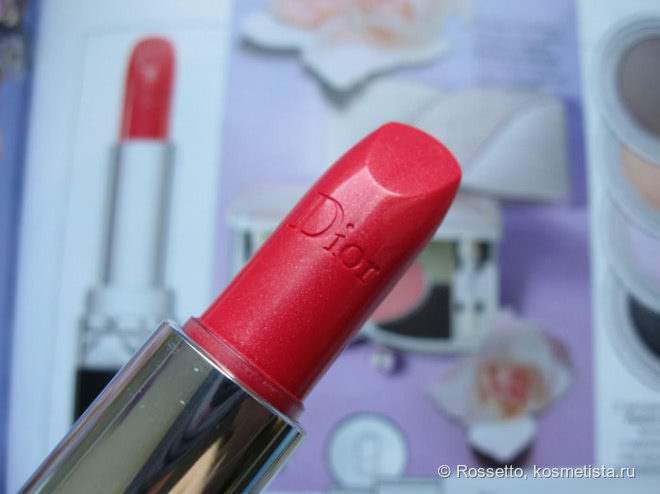 Замороженная клубника. Помада Dior Rouge Dior 757 Souveraine