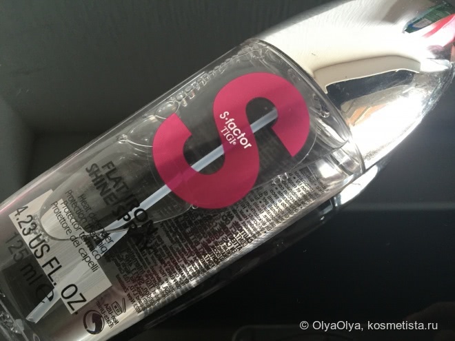 Термозащитный спрей для волос Tigi S-Factor Flat Iron Shine Spray Heat Defender