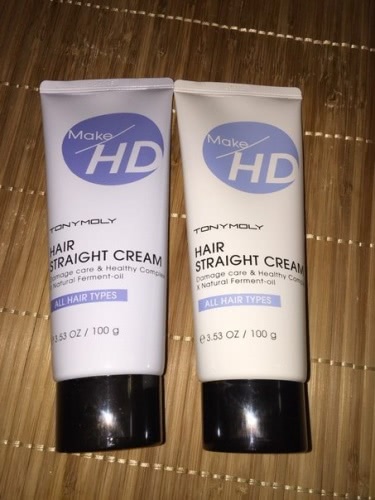 Выпрямление волос с Tony Moly Make HD Hair Sraight cream