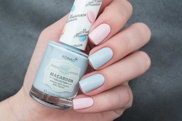 Konad – Macaroon Collection (Blue Cheese + Rose Pink)